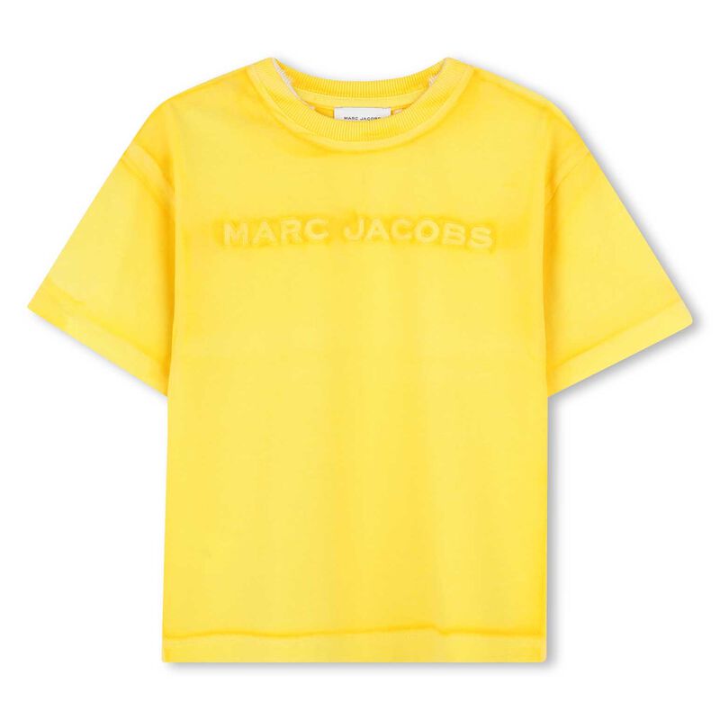MARC JACOBS Embroidered Cotton T-Shirt  3-10Y image number 0
